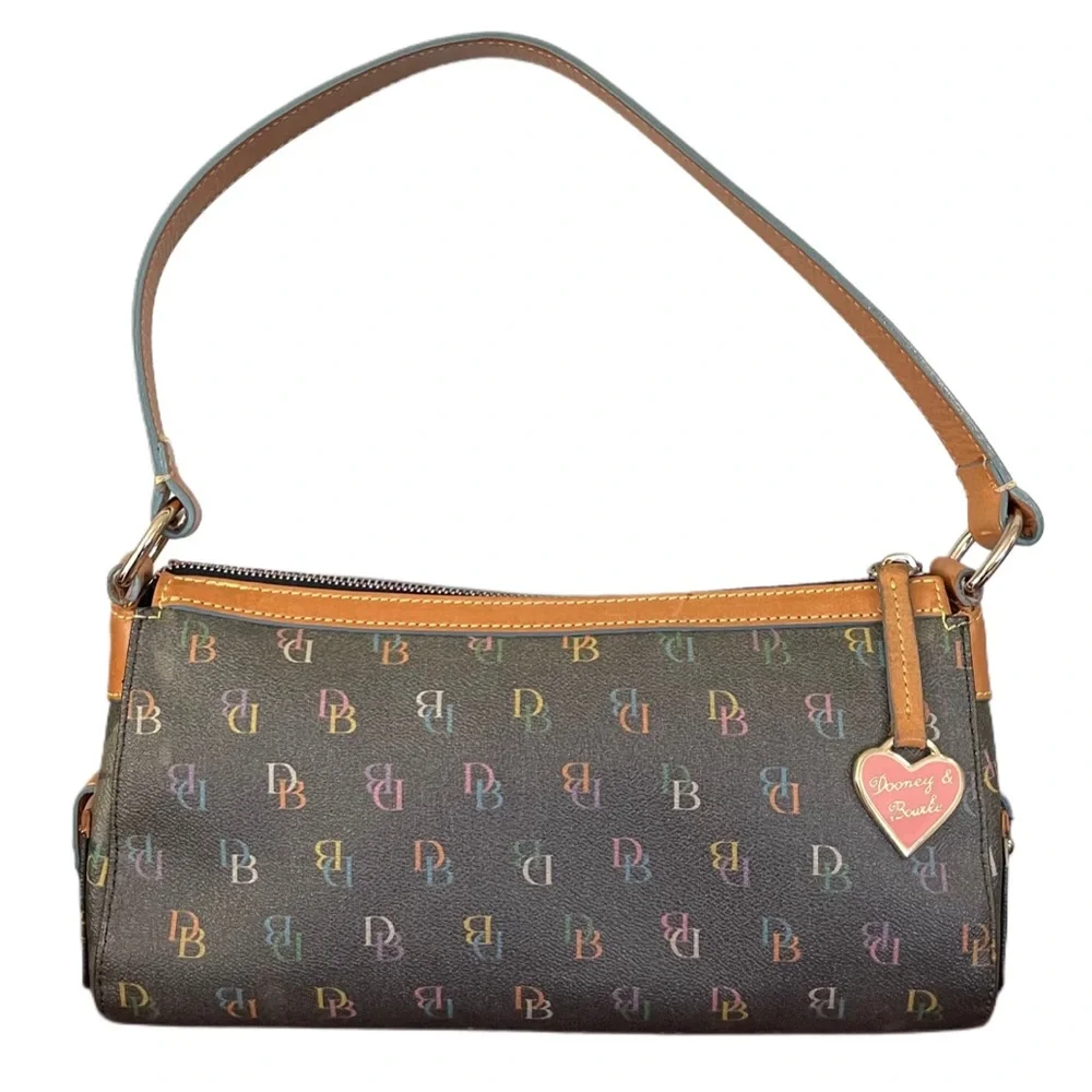 Dooney and Bourke Multicolor Signature Hobo Shoulder Bag - Picture 6 of 16